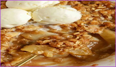 Apple Pear Crisp - Celebrating Sweets