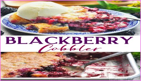 Blackberry Cobbler - Celebrating Sweets