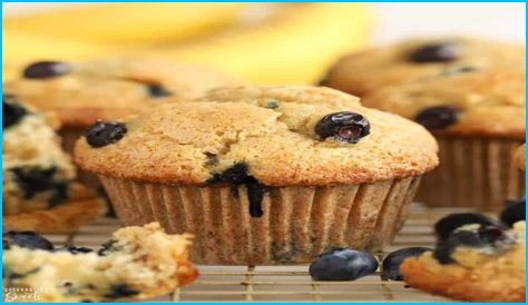 Blueberry Banana Muffins - Celebrating Sweets