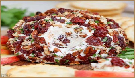 Dried Cherry Pecan Cheese Ball Recipe