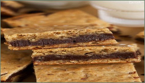 Fudge Stuffed Blondies - Celebrating Sweets