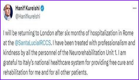 Hanif Kureishi's Health Update: Exploring the Circumstances of Hanif Kureishi's Fall and Addressing the Question of a Possible Stroke. - SarkariResult