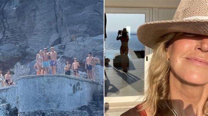 GMA star Lara Spencer rocks baby pink bikini for snorkeling adventure