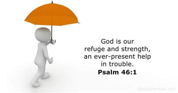 God is our refuge and strength, a very present help in trouble. — Psalm 46:1