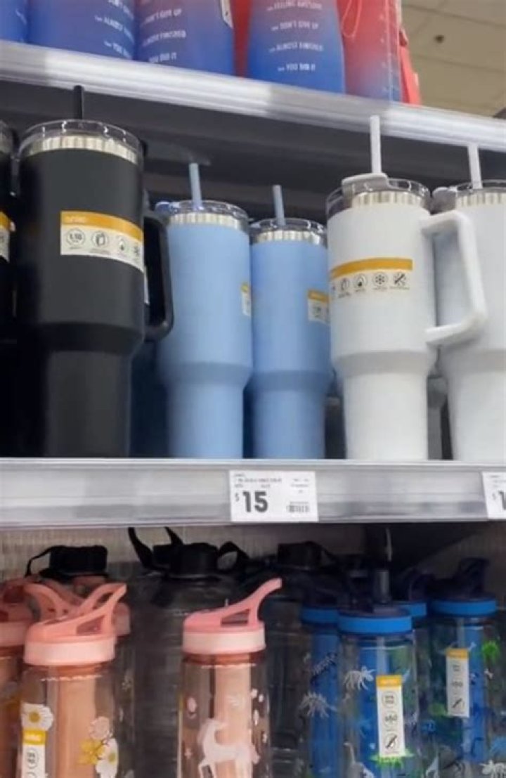 Kmart item labelled a ‘dupe’ of Stanley Quencher bottle
