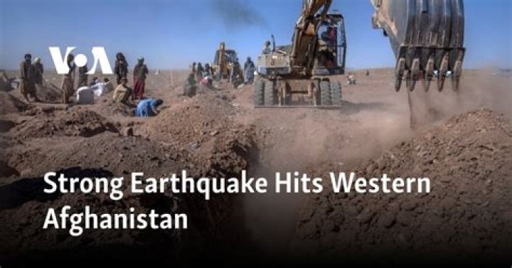 Strong earthquake hits western Afghanistan