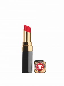 Lily-Rose Depp in Chanel's Rouge Coco Flash Lipstick